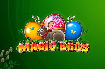 magic eggs slot logo