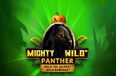 mighty wild panther slot logo