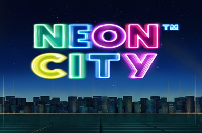 neon city slot logo