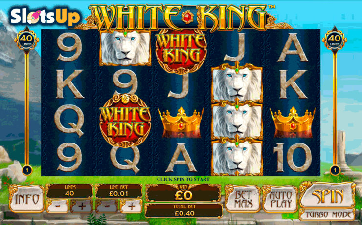 white king playtech casino slots