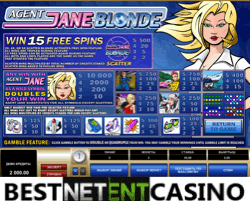 Как выиграть в игровой автомат Agent Jane Blonde