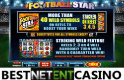 Как выиграть в игровой автомат Football Star