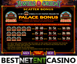 Как выиграть в игровой автомат Jewels of the Orient