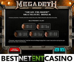 Как выиграть в игровой автомат Megadeth