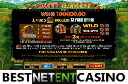 Как выиграть в игровой автомат Sweet Harvest
