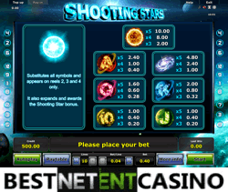 Как выиграть в игровой автомат Shooting Stars