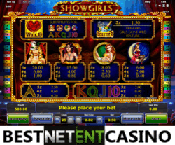 How to win at the ShowGirls video slot