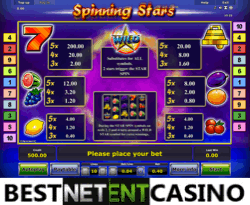 How to win at Spinning Stars video slot