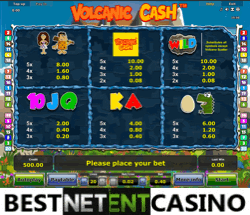 Как выиграть в игровой автомат Volcanic Cash