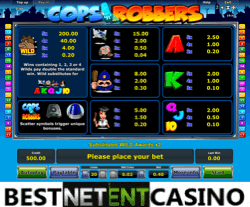 Cops And Robbers Slots Demo