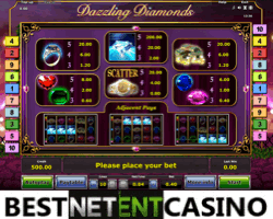 Как выиграть в игровой автомат Dazzling Diamonds