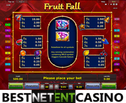 Как выиграть в игровой автомат Fruit Fall