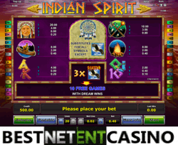 Как выиграть в игровой автомат Indian Spirit