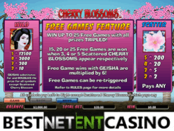How to win at Cherry Blossoms video slot