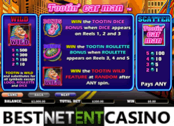 How to win at Tootin Car Man video slot