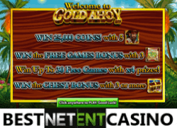How to win at the Gold Ahoy slot