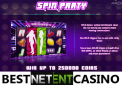 Как выиграть в игровой автомат Spin Party