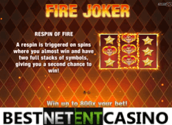 How to win at Fire Joker video slot