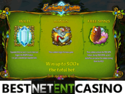 Как выиграть в игровой автомат Enchanted Crystals