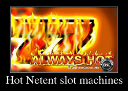Hot Netent slot machines