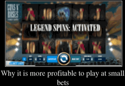 Why it is more profitable to gamble at small stackes