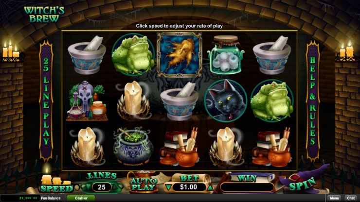 witchs brew slot review