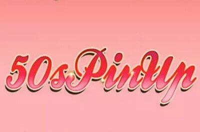 50s pinup slot logo