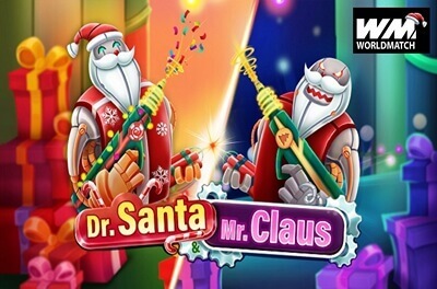 dr santa mr claus slot logo