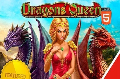 dragons queen slot logo