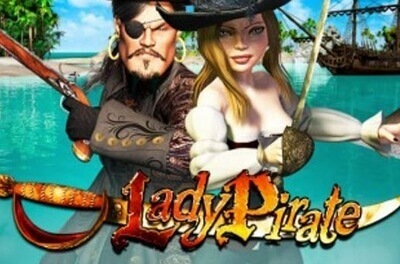 lady pirate slot logo