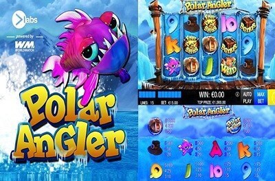 polar angler slot logo