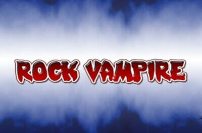 rock vampire slot logo