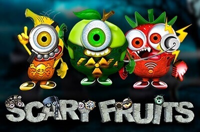 scary fruits slot logo