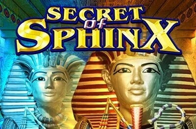 secret of sphinx slot logo