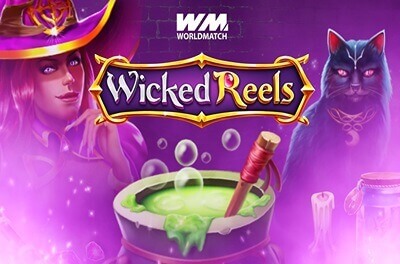 wicked reels slot logo