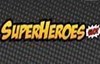 super heroes slot logo