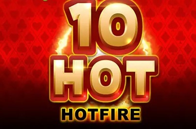 10 hot hotfire slot logo