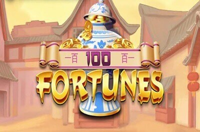 100 fortunes slot logo