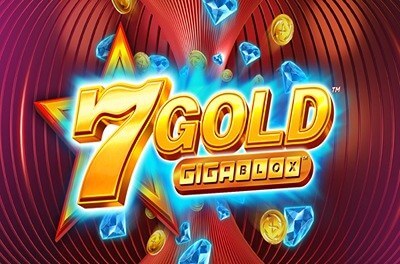 7 gold gigablox slot logo