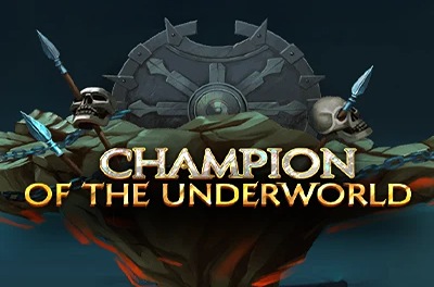 champion of the underworld slot logo