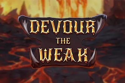 devour the weak slot logo