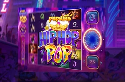 hip hop pop slot logo