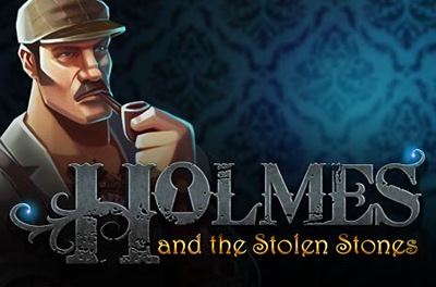 holmes the stolen stones slot logo