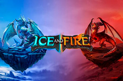 ice and fire slot logo