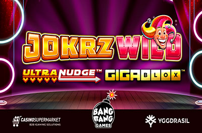 jokrz wild ultranudge gigablox slot logo