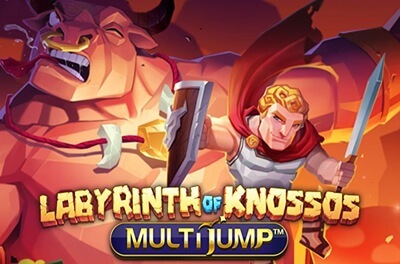 labyrinth of knossos slot logo