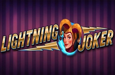 lightning joker slot logo