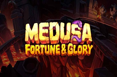 medusa fortune glory slot logo