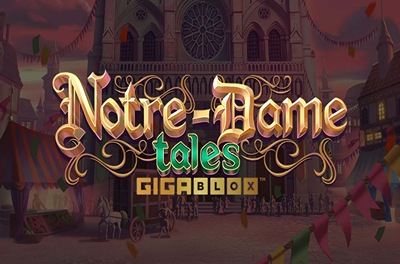 notre dame tales gigablox slot logo