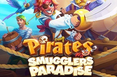 pirates smugglers paradise slot logo